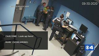 Video shows two De Soto officers beating, kicking man in groin at police station