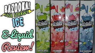 ICE ICE ICE - Bazooka Sour Straws Ice Review!