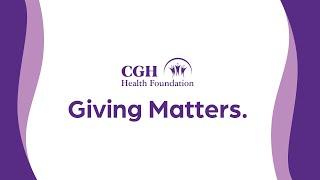 Giving Matters | CGH Medical Center