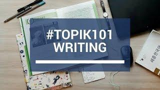 TOPIK WRITING TIPS | LEARN KOREAN