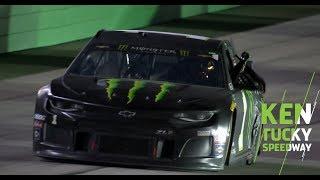 Kurt Busch narrowly beats brother Kyle for Kentucky win