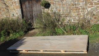 Edge Planing Clamp & Workbench Top from Recuperated Free Wood