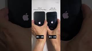 iOS18’s epic optimization is awesome! A17Pro can’t outperform the A15 chip. #shorts