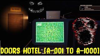 DOORS: Hotel New Update: The Rooms  [A-001 to A-1000] + TABLET Walkthroug Gameplay [FULL RUN]