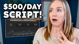 Copy This YouTube Script to Make $500/Day (Step-by-Step)