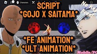 *NEW WORKS*Roblox Script Tsbg | Gojo x Saitama script | Gojo movesets | FE animation | mobile/PC