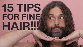 15 tips & products for FINE & THIN HAIR