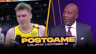 Lakers/Suns Postgame x Analysis: J.Worthy, Knecht, Reaves, Redick Reactions | Oct 17, 2024