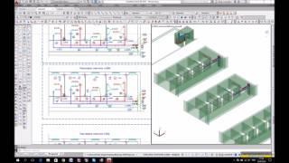 Создание стен в 3D по архитектурному плану