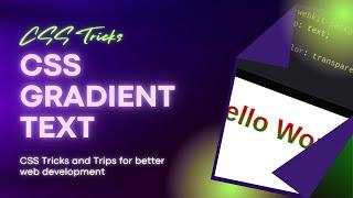 gradient text html css | css tricks and tips