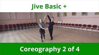 Jive Advanced Basic Choreography 2 of 4 - Stalking Walks, Flicks and Break