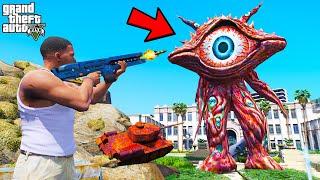 Franklin Found Ultimate Weapon To Fight Monster God In GTA 5 | SHINCHAN and CHOP