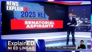 News ExplainED: 66 na senatorial aspirants | Frontline Tonight