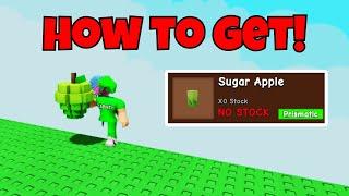 HOW TO GET SUGAR APPLE SHOWCASE in GROW A GARDEN! | Roblox