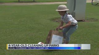 Alabama 4-year-old cleaning up parks to become a National Junior Ranger