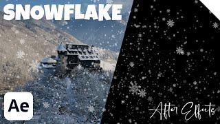 How to make beautiful realistic snowfall in After Effects - After Effects tutorial