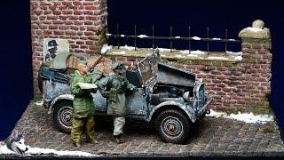 1/35 scale realistic WWII Diorama.