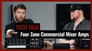 Review Best Multi-Zone Powered Audio Mixer Amplifiers with 4 Zones on Pro Acoustics Tech Talk Ep 9