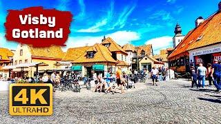 [4K] Visby, Gotland in 3 minutes | Best Places in the Old Town