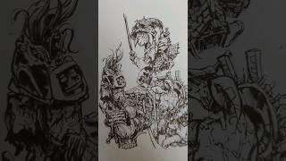Quick Brush Sketch (Ink)
