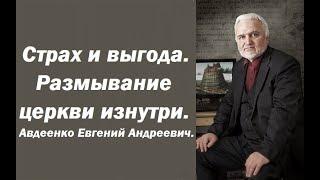 Страх и выгода. Размывание церкви изнутри. Авдеенко Евгений Андреевич.