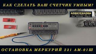 Как остановить электросчетчик Меркурий 231 АМ 01 Ш. Без вмешательства!