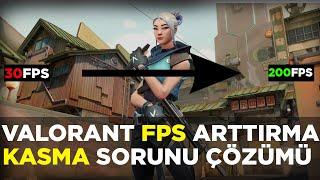 VALORANT FPS ARTTIRMA VE DROP SORUNU ÇÖZÜMÜ 2022 GÜNCEL