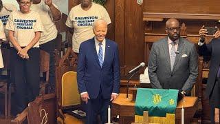 Watch live: Biden in Galveston for Juneteenth celebration