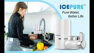 ICEPURE NSF Certified 320-Gallon Long-Lasting Water Faucet Filtration System