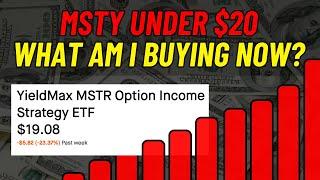 URGENT! MSTY Under $20! + New Weekly Payer Distributions!