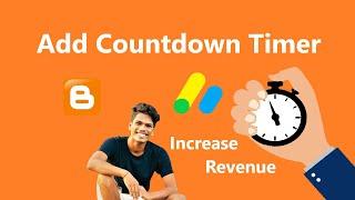 How To Add Countdown Timer Button In Blogger Post- Increase AdSense Revenue|| OnTeque