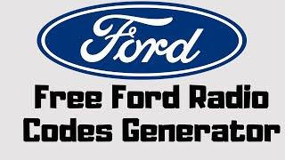 Free Ford Radio Codes Generator: Unlock your radio code now!