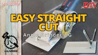 DIY | Angle Grinder Cutting Jig | Straight Cut Sheet Metal