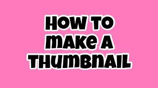 HOW TO MAKE A THUMBNAIL FAST!  USING PHONTO APP #thumbnail #youtubethumbnail