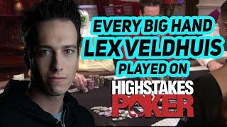 Every Lex Veldhuis High Stakes Poker Hand!