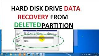 Recover deleted partition with data (recover data from merged or deleted or formatted partition)