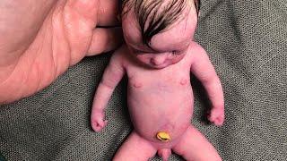 How to style your mini silicone baby’s hair ️