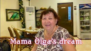 Celebrating Olga's mother's birthday in the Philippines