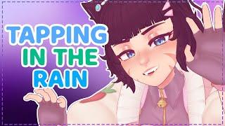 [ASMR] Catgirl Taps & Scratches in the Rain 