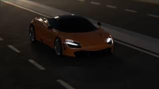 Mclaren on bridge animation (Blender cycles)