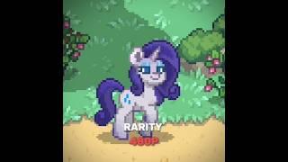 RARITY 480P TO 4K - PONY TOWN #ponytown #mylittlepony #rarity #edit