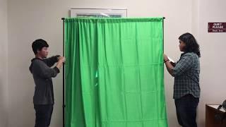 How to setup the Neewer 10ft Background Support System and  Umbrellas Softbox Lighting Kit