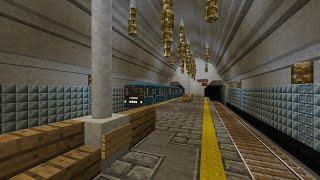 МЕТРО В МАЙНКРАФТ | СТРОИТЕЛЬСТВО СТАНЦИИ СПОРТИВНАЯ | subway in minecraft |