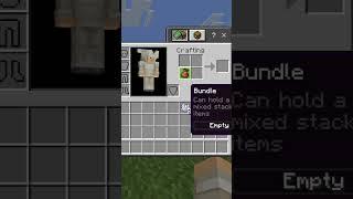 How To Make a Light Blue Bundle In Minecraft #Shorts