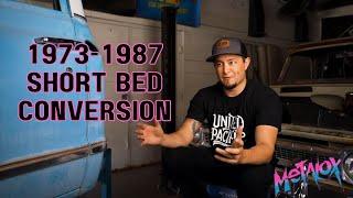 1973-87 Chevy C10 Long Bed to Short Bed Conversion Made Easy!