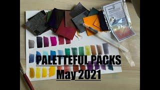 Paletteful packs may 2021, Nicholson's Peerless Transparent Watercolor, Autumn Chiu Edition