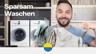 8 Energiespartipps für die Waschmaschine