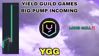 YGG COIN BIG PUMP COMING IN 2025‼️ YIELD GUILD GAMES LONG TRADING SETUP CALL‼️ WHAT'S NEXT FOR YGG