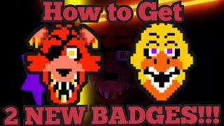 How to Get 2 NEW Badges!!! | ️ Sunrise Over Freddy's: Roleplay | Roblox