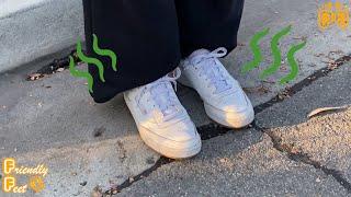 Her Reebok's REEK!  21 Year Old's Smelly School Shoes (For Sale)